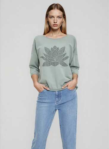 Кофта L-BL-4904 OLIVE