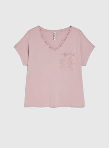 Футболка L-TS-4993 D.PINK