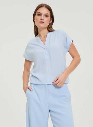 Блузка L-KO-4922 BLUE