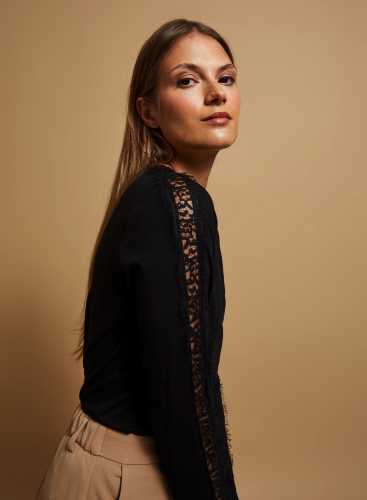 Футболка довгий рукав Z-TS-4203 BLACK