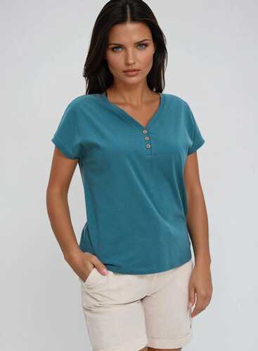 Футболка L-TS-4702 D.GREEN