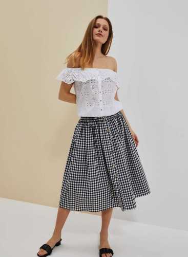 Спідниця L-SC-4018 WHITE_BLACK