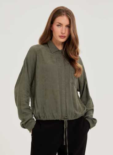 Блузка Z-KO-4823 D.OLIVE