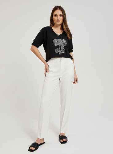 Штани L-SP-4313 OFF WHITE