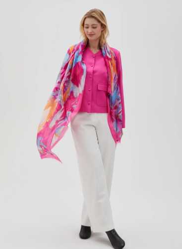 Шарф L-SZ-4620 FUCHSIA