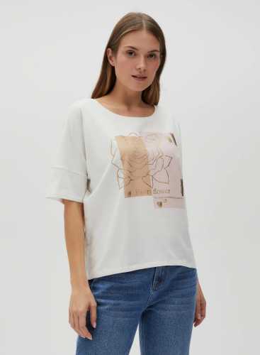 Футболка L-TS-4632 OFF WHITE