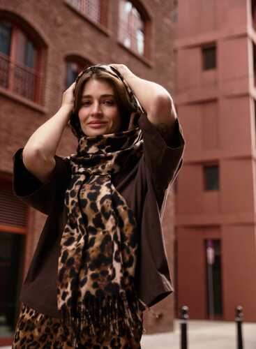 Шарф Z-SZ-4809 L.BROWN