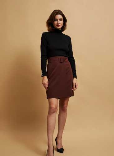 Спідниця Z-SC-4209 BROWN