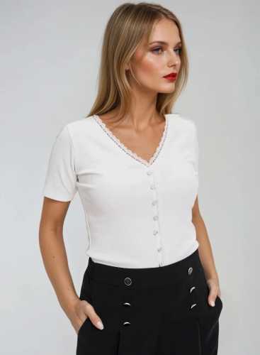 Футболка L-TS-4741 OFF WHITE