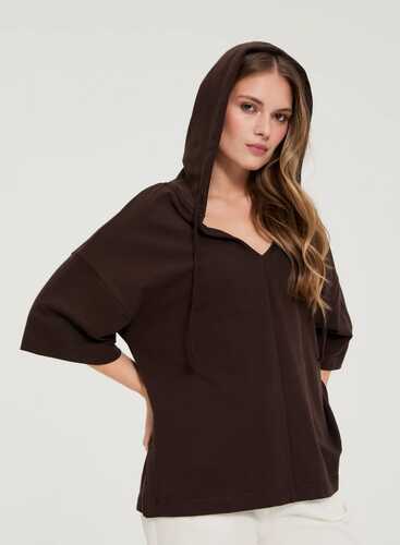 Кофта L-BL-4918 D.BROWN
