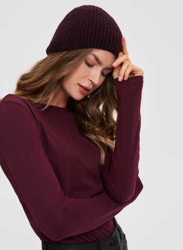 Шапка Z-CZ-4813 BURGUNDY MEL