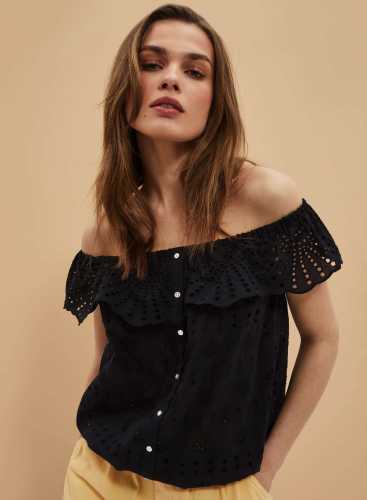 Блузка L-KO-4035 BLACK