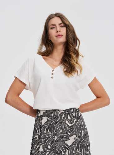 Футболка L-TS-4702 OFF WHITE