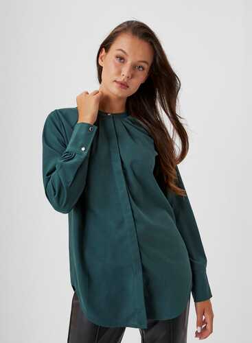 Блузка Z-KO-3631 D.GREEN
