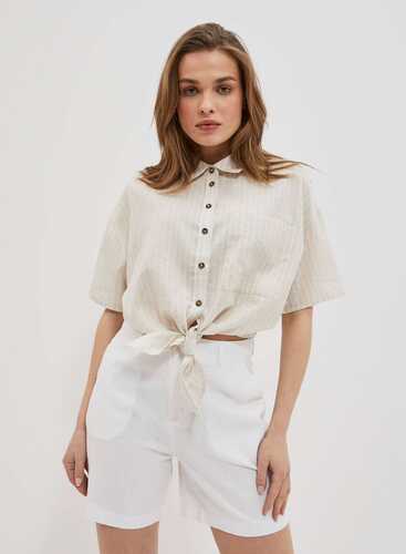 Шорти L-SH-4020 WHITE льон