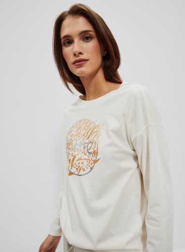 Лонгслів L-TS-4007 OFF WHITE