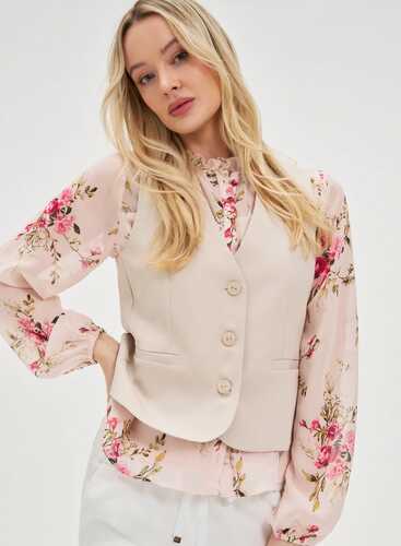 Жилет L-KA-4615 L.BEIGE