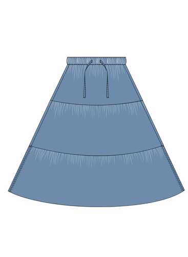 Спідниця L-SC-4908 BLUE