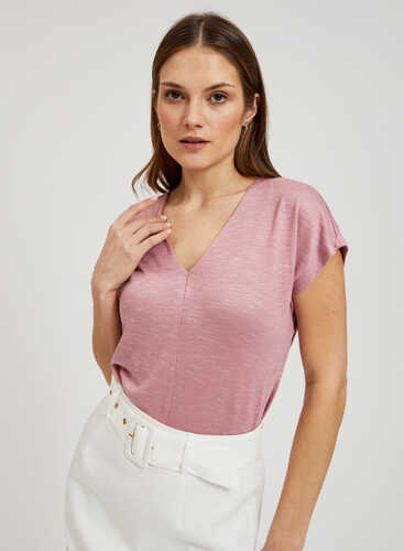 Футболка L-TS-4346 DUSTY PINK