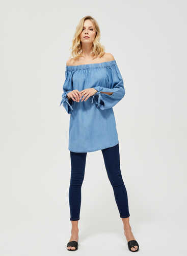 Блузка L-KO-3130 BLUE