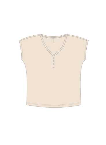 Футболка L-TS-4977 CREAM