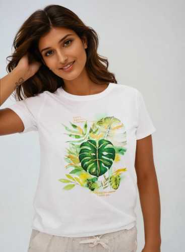 Футболка L-TS-4728 OFF WHITE