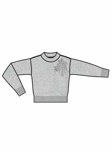 Светр Z-SW-4872 L.GREY MEL