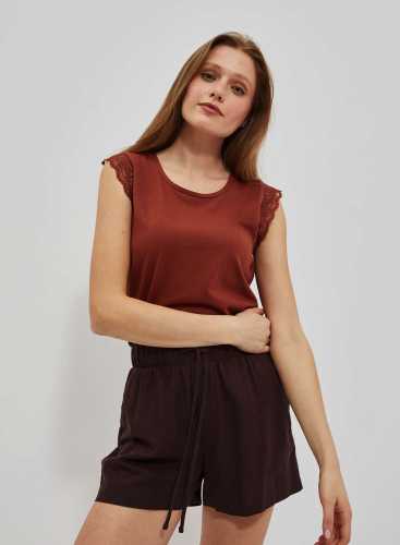 Майка L-TS-4099 BROWN