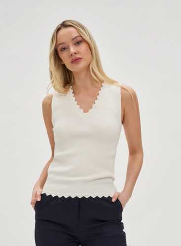 Топ в'язаний L-TS-4717 OFF WHITE