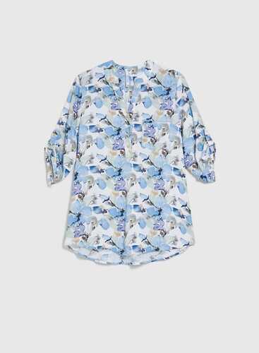 Блузка L-KO-4911 BLUE