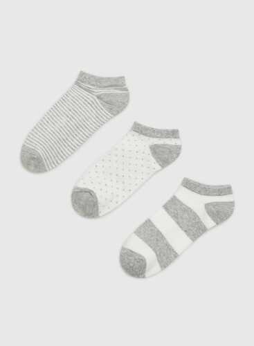 Шкарпетки 3 пари L-SK-4608 L.GREY