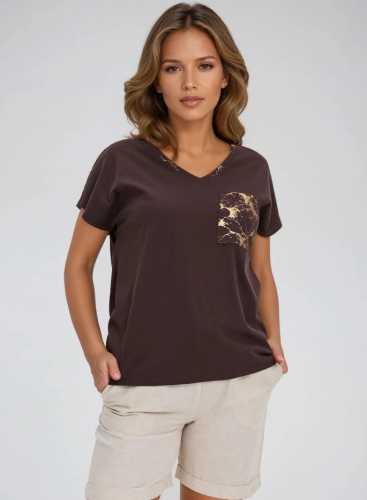 Футболка L-TS-4720 BROWN