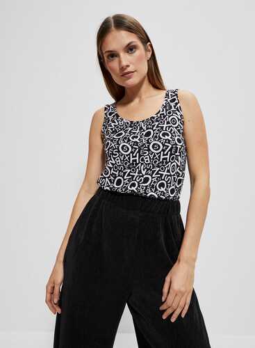 Майка L-TS-4097 BLACK_WHITE