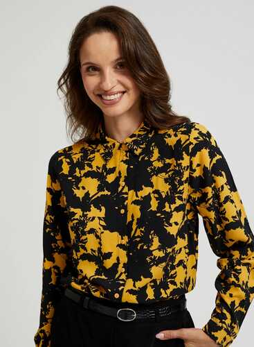 Блузка Z-KO-4539 MUSTARD