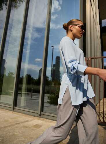 Блузка L-KO-4915 L.BLUE