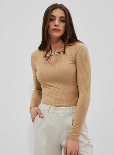 Лонгслів L-TS-4055 D.BEIGE