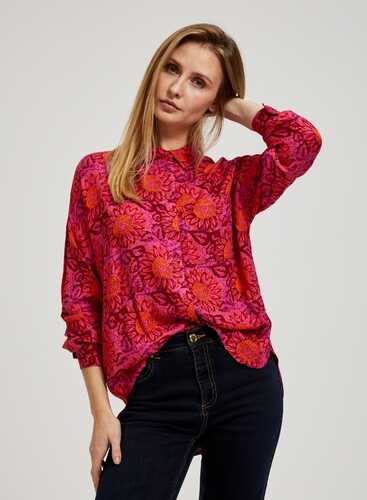 Блузка L-KO-4311 D.PINK