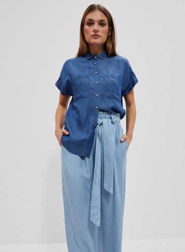 Блузка L-KO-4008 DARK BLUE