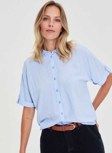 Блузка L-KO-4917 L.BLUE