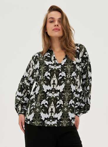 Блузка Z-KO-4816 D.OLIVE