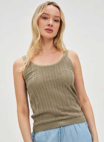 Топ в'язаний L-TS-4714 OLIVE