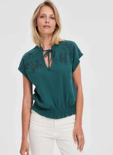 Футболка L-TS-4653 D.GREEN