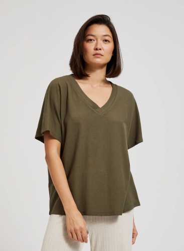 Футболка лакоста L-TS-4404 D.OLIVE 