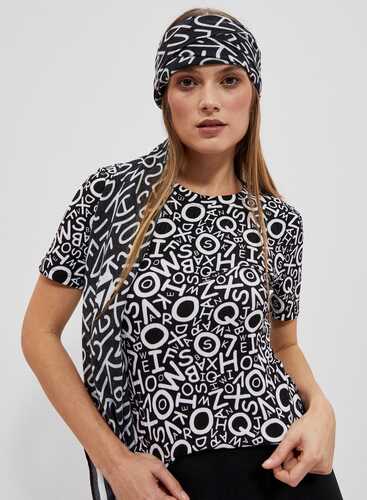 Футболка L-TS-4098 BLACK_WHITE