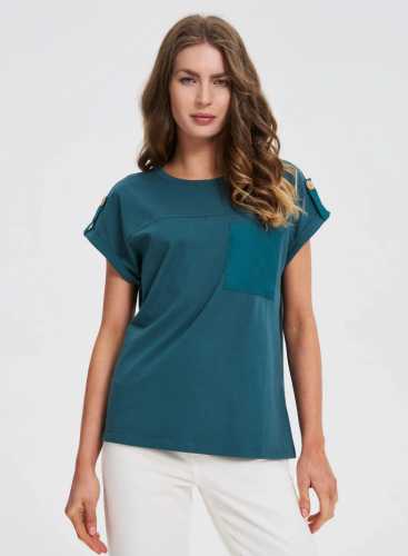 Футболка L-TS-4706 D.GREEN