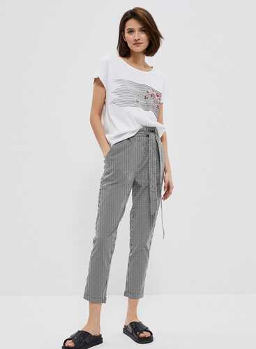 Штани L-SP-3723 WHITE_BLACK