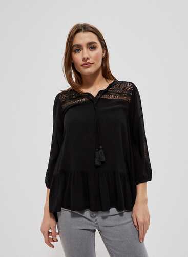 Блузка L-KO-3719 BLACK