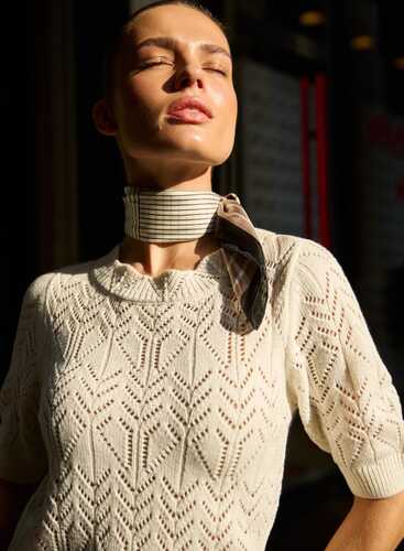 Светр L-SW-4913 OFF WHITE