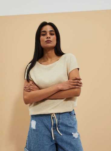 Футболка L-TS-4120 L.BEIGE