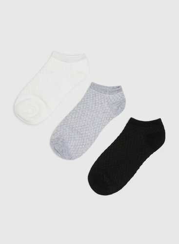 Шкарпетки (в упакуванні 3пари) L-SK-4312 OFF WHITE